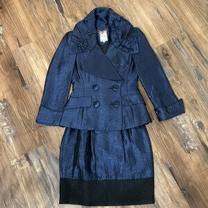 Yoana Baraschi two-piece skirt suit Size 0